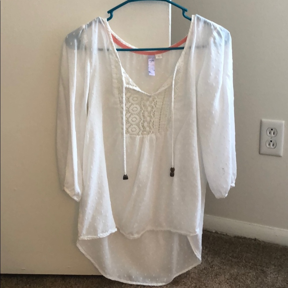 Lightweight white blouse from Francesca’s